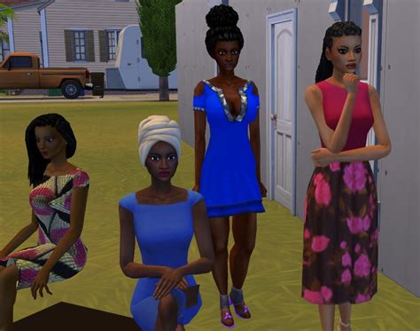 Deco Sim Black Woman Free Glorianasims4 On Patreon Sims Women
