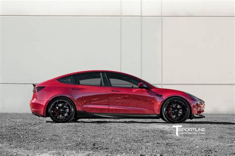 T Sportline Se Atreve Con Un Kit Deportivo Del Tesla Model 3