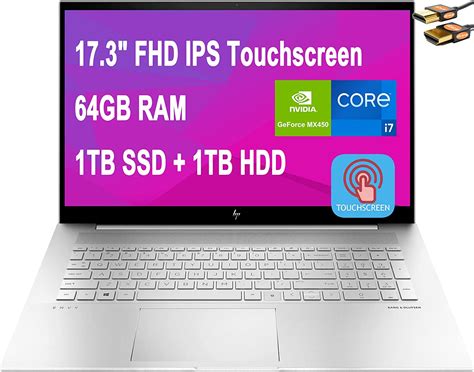 Hp Envy 17 Laptop 173 Fhd Ips Touchscreen 100 Srgb