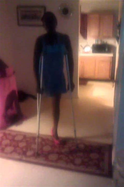 Curiously, her right pant leg is folded. LMFAO!!! One leg tryna walk in my heels... - YouTube