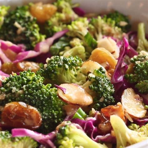 Maybe you would like to learn more about one of these? Clean Broccoli Salad with Creamy Almond Dressing | Recipe ...