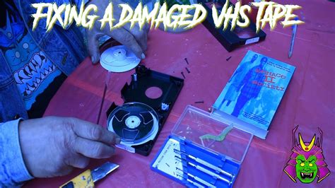 Fixing A Damaged Vhs Tape Youtube