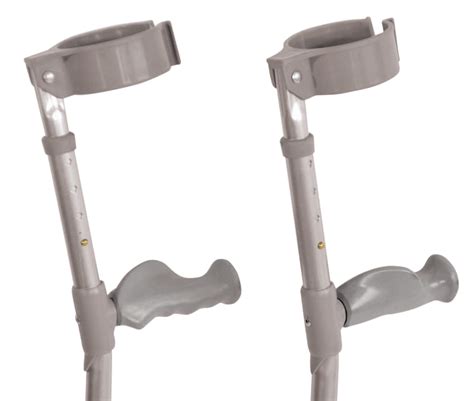 Ergonomic Handled Elbow Crutch Pair Life And Mobility
