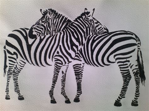 One color and all sizes in satin stitch. Zebra free embroidery design - Animals - Machine ...