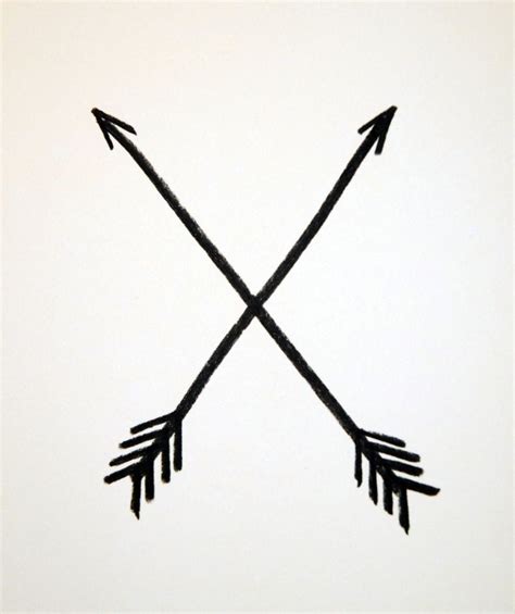 Crossed Arrows Friendship Tattoos Tattoos Native American Symbols