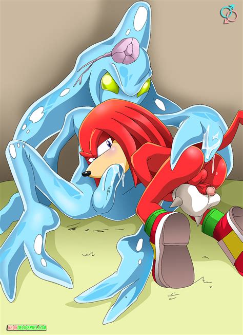 Rule 34 Anthro Chaos Furry Gay Knuckles The Echidna Rear Deliveries Slime Sonic Series 1959033