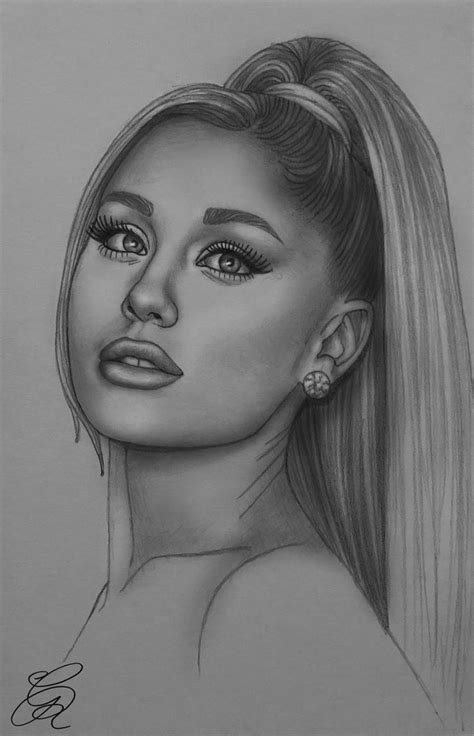 Ariana Grande By Gem D On Deviantart Ariana Grande Drawings Portrait