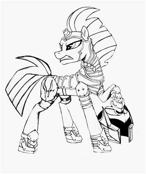 Tempest Shadow Coloring Page, HD Png Download , Transparent Png Image