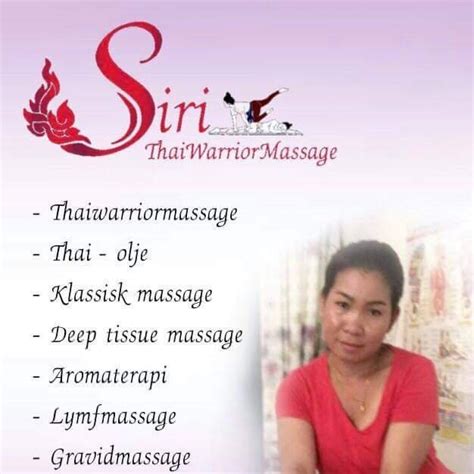 siri thai warrior massage helsingborg