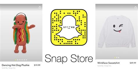 Snapchat Launches In App Snap Store To Sell Merch TechCrunch Snap