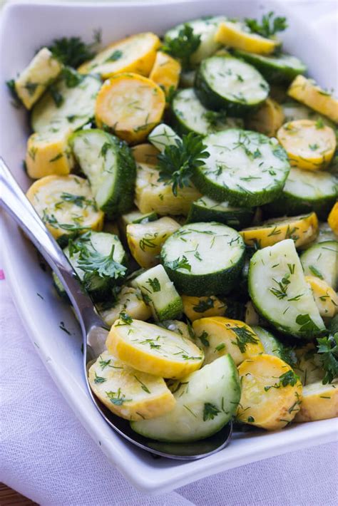 Maybe you would like to learn more about one of these? Herbed Summer Squash Salad - Little Broken