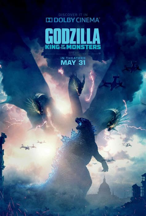 Pictures' and legendary pictures' cinematic monsterverse: Godzilla King of the Monsters (2019) | Godzilla, New movie ...