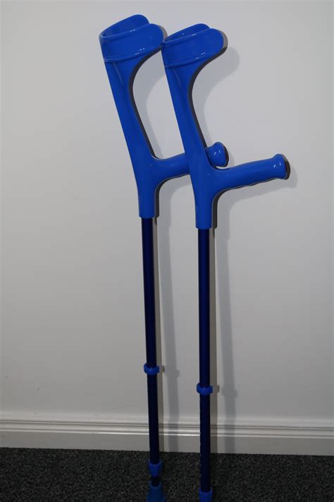 Kowsky Adult Forearm Crutch 222kl Ergo Grip Open Cuff Custom Crutches