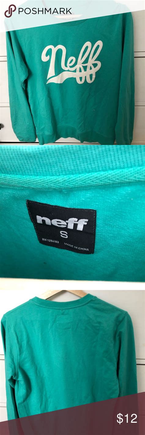 Neff Crew Sweater Small Neff Sweater Neff Jackets And Coats Neff Crew