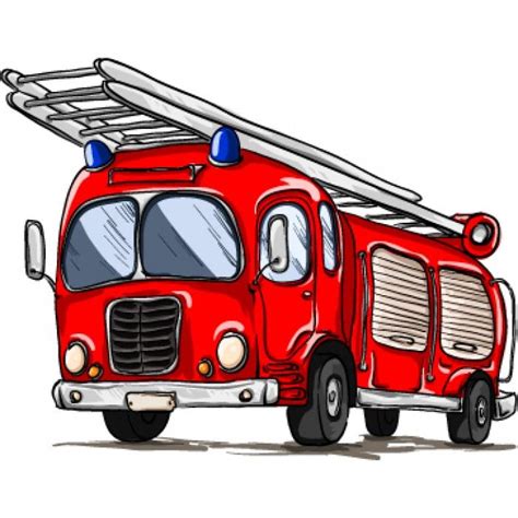 Die mutigen feuerwehrmänner ziehen den schlauch vom wagen und bekämpfen den brand mit wasser oder löschmittel. Malvorlage Feuerwehr Drehleiter - tiffanylovesbooks.com