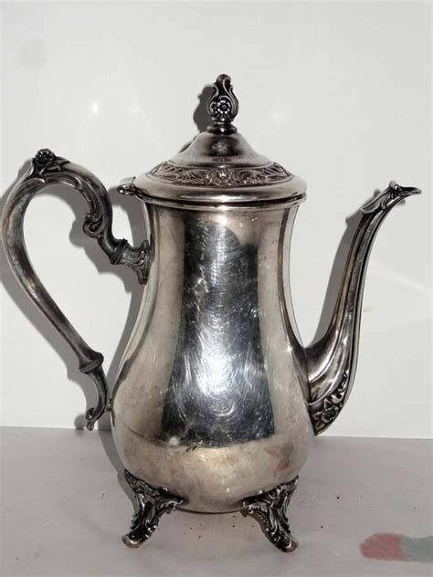Items Similar To Wm Rogers Silver Plated Footed Tea Pot Home And Garden