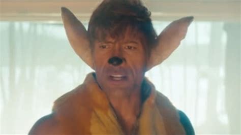 ‘snl dwayne johnson spoofs disney remakes with action packed ‘bambi
