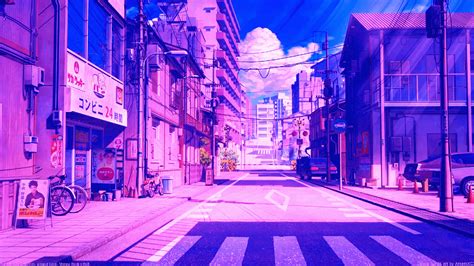 Wallpaper City Pop Vaporwave City Japan Anime Digital 2048x1152