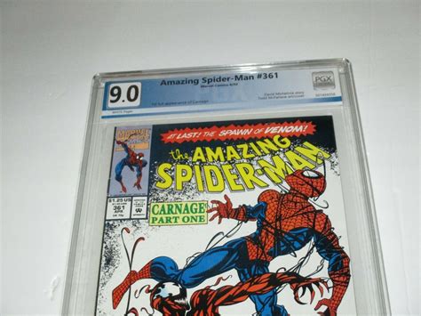 Marvel Amazing Spiderman 361 1st Appearance Carnage Mcfarlane Pgx