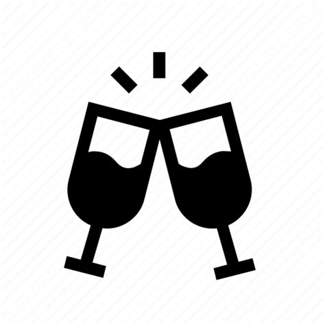 Celebration Cheers Glasses Holiday Party Toast Wine Icon Download On Iconfinder