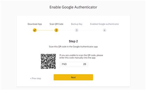 But what if your consumer's smartphone does not support native scans? How can I setup Google Authenticator on Binance?