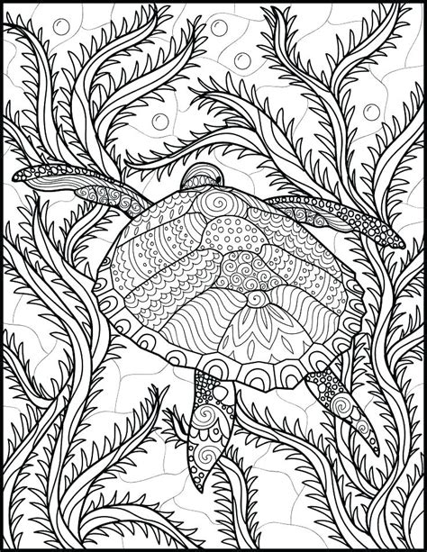 Ocean life anchor mandala coloring pages printable adult. Ocean Adult Coloring Pages at GetDrawings | Free download