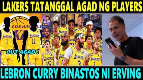 Lakers Tanggal Ulit Ng Players Sa Lineup Out Agad Lebron Curry