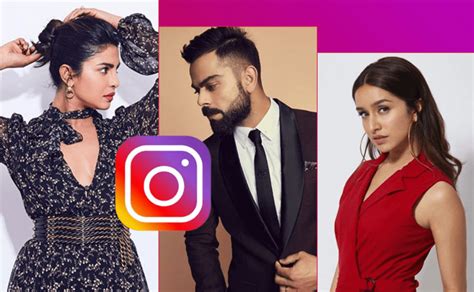 The Top Five Most Followed Indian Celebs On Instagram