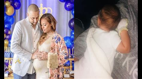 Newbie Eva Marcille Shares The First Photo Of Her Newborn Son With Fianc Michael Sterling Youtube