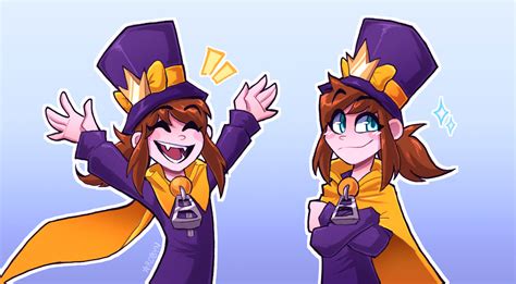 A Hat In Time Kid With The Hat By Robynthedragon On Deviantart