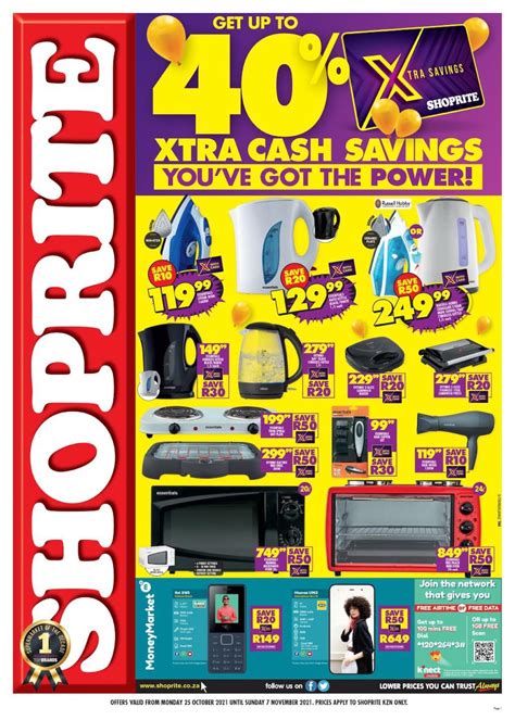 Shoprite Specials Xtra Savings 25 October 2021 Shoprite Catalogue
