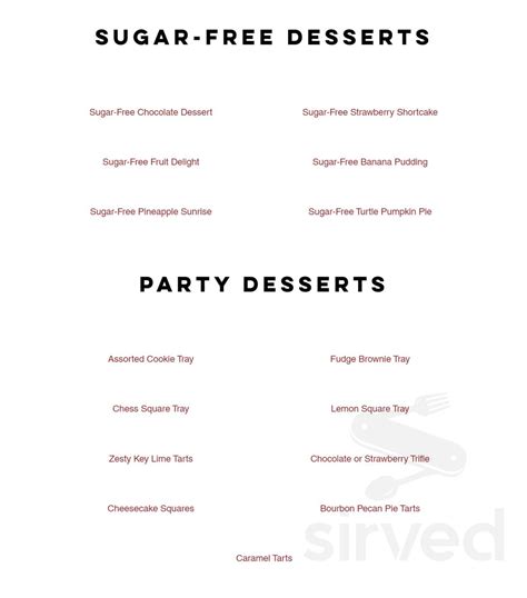 Gourmet Your Way menu in Jackson, Tennessee, USA