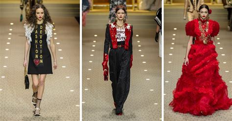 Mfw Le Défilé Dolce And Gabbana Automne Hiver 2018 2019 Marie Claire