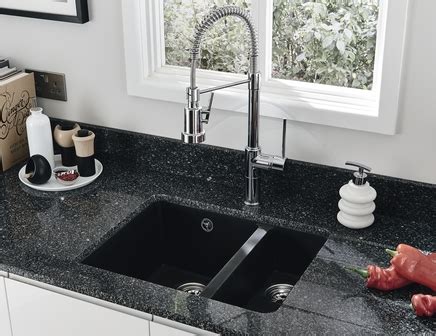 Maybe you would like to learn more about one of these? Black Granite Composite Undermount 1.5 Bowl Sink | Howdens ...