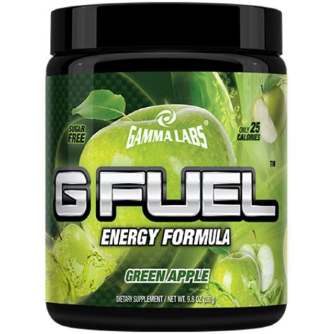 Green Apple Gfuel - other flavors available too! | Pre workout energy, Energy focus, Flavors