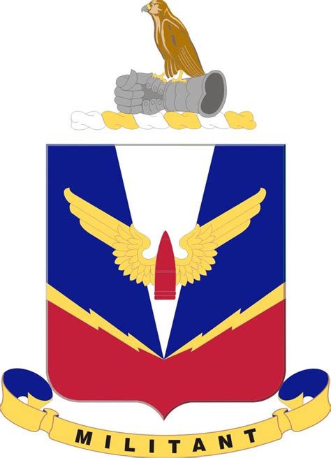 Air Defense Artillery School Coa Coats Of Arms Of Us Air Defense