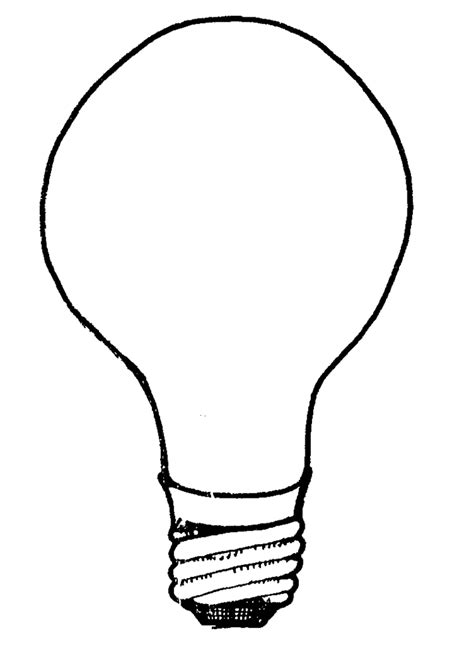 Light Bulb Clipart Black And White Clipart Best