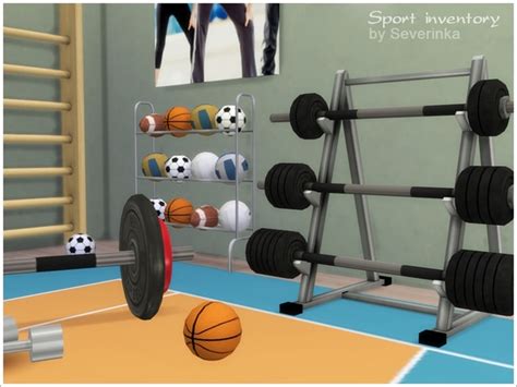 My Sims 4 Blog Sporty Inventory Gym Set By Severinka