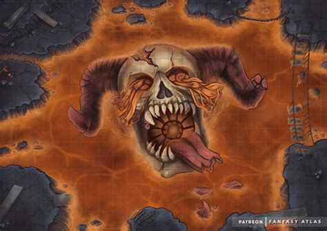 Hellmouth X Battlemaps Fantasy Map Tabletop Rpg Maps