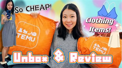 Temu Unboxing And Review Temu Clothing Try On Haul Hows The Quality Of