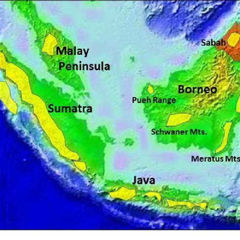 geography of sundaland during the cenozoic based on maps provided by download scientific