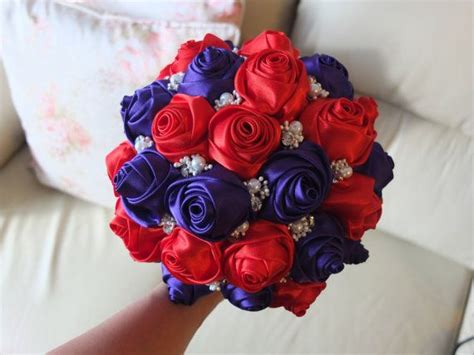We did not find results for: Handmade Satin Rose Bouquet Red and purple satin rose ...