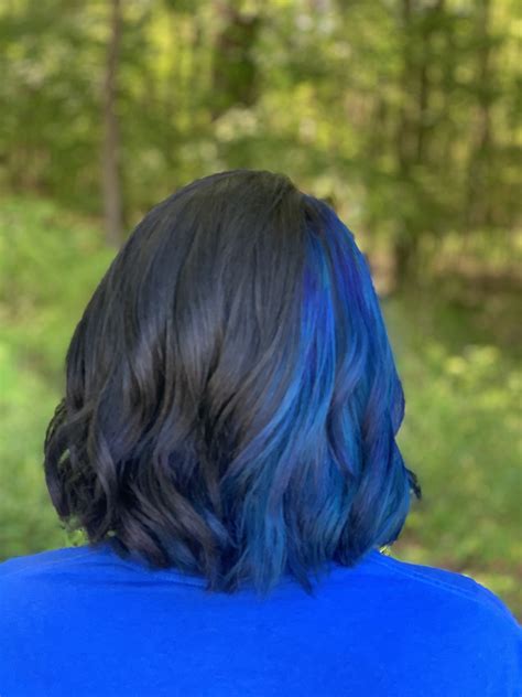 最も選択された Half And Half Dyed Hair Blue 144375 Blue Half And Half Hair