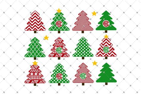 Christmas Tree Svg Cut Files 9265