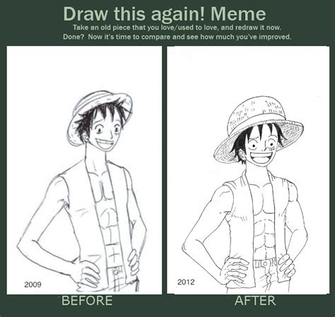Luffy Before And After By Heivais On Deviantart