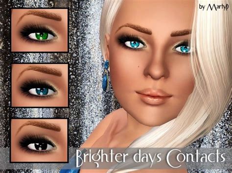 Brighter Days Contacts By Martyp Sims 3 Downloads Cc Caboodle Sims 3