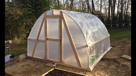 Perfect for those who don't have a lot of space to loose. DIY Greenhouse PVC Hoop House Polytunnel Garden Homemade ...