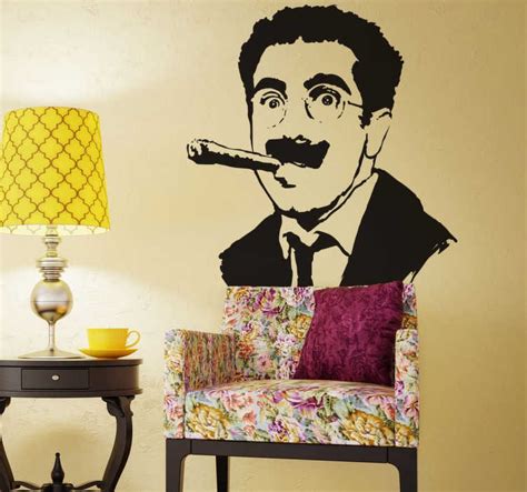 groucho marx character wall sticker tenstickers