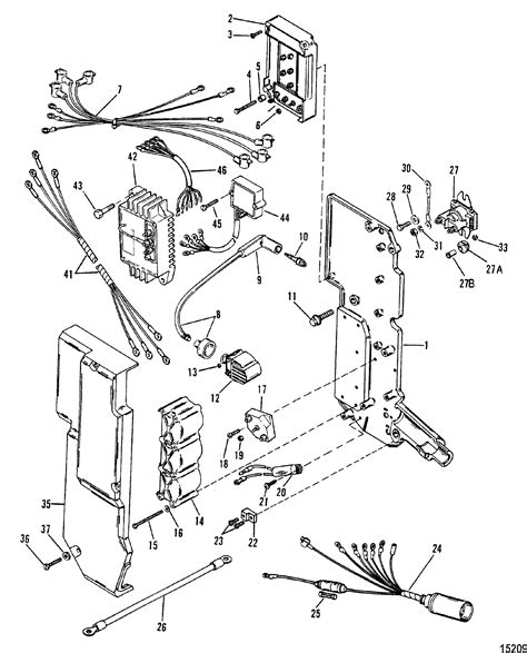 Sometimes wiring diagram may also refer to the architectural then there's also a fuse box that's for the body controls that is situated under the dash. Electrical Components FOR MARINER / MERCURY 75/90 HP 3 CYLINDER