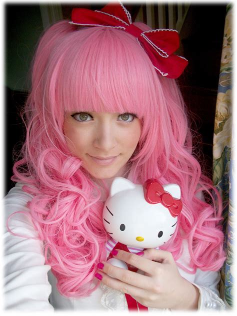 Cosplay Wigs Usa Review Pink Curls Pink Curls Harajuku Pink Kawaii Fashion